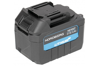 Аккумулятор, Li-ion, 21 В, 6 Ач для NE808K, NE812K NORDBERG NE9007